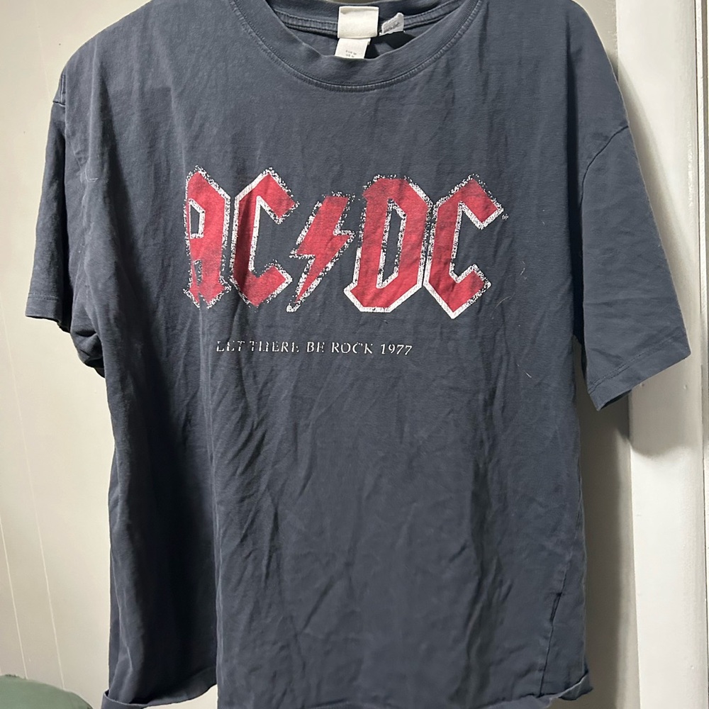 AC/DC Gray Graphic T-Shirt